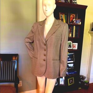 Armani Collezioni Houndstooth Blazer